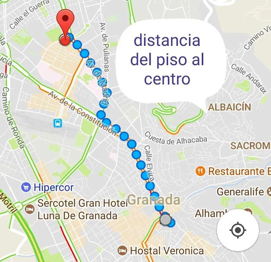Charming Apartment Historic Centre Granada 80 M² + Balcony Spain